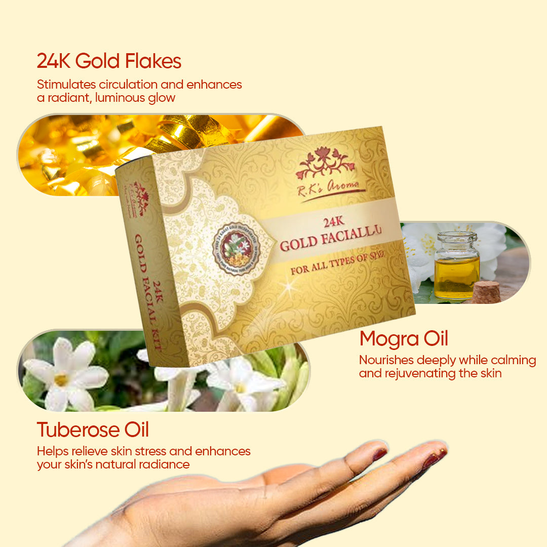 24K Gold Facial Kit
