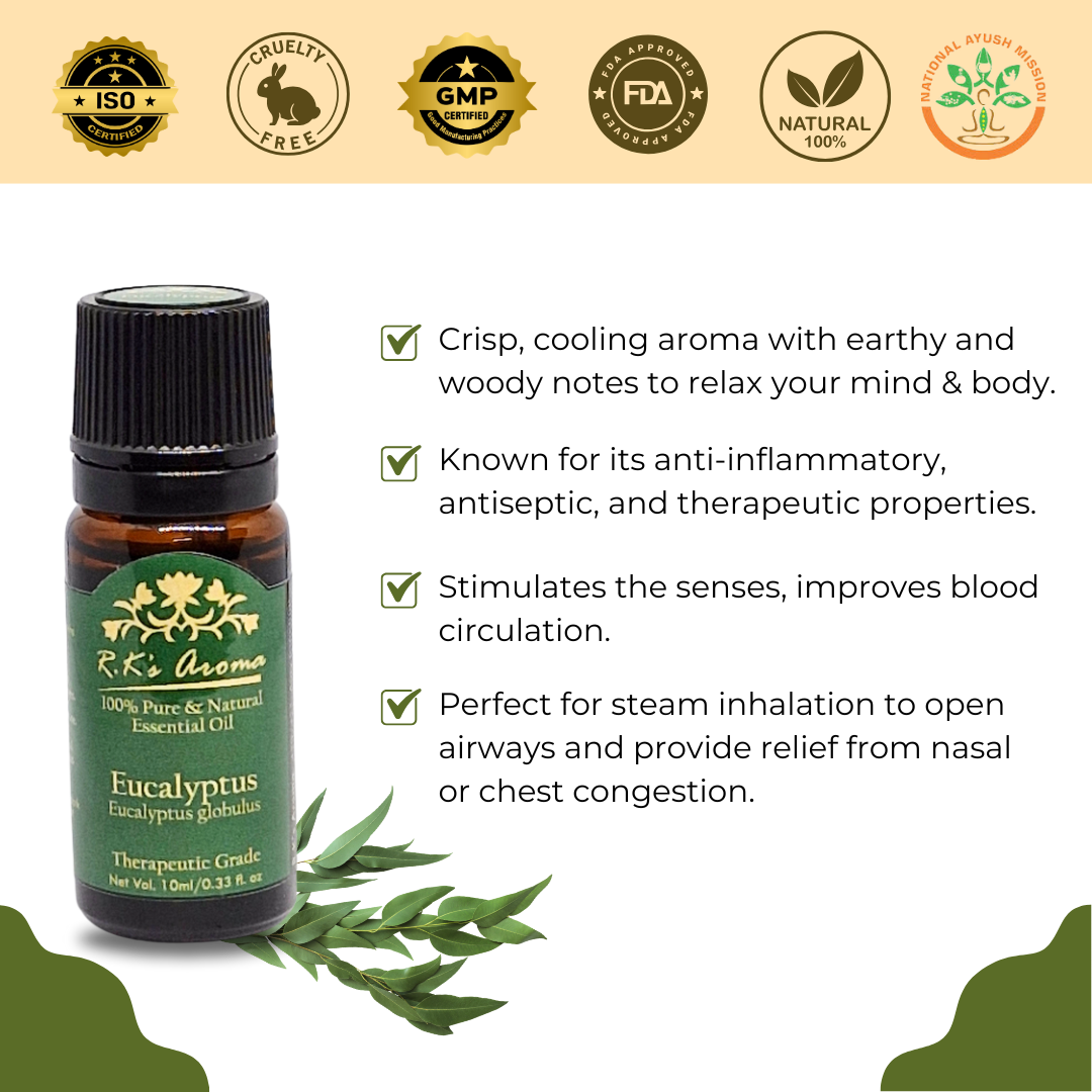 Eucalyptus Oil Essential Oil (Eucalyptus Globulus)